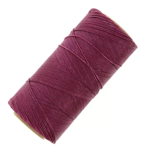 Bobine de fil ciré Linhasita pour micro macramé 0.75 mm - Violine (368) x228m
