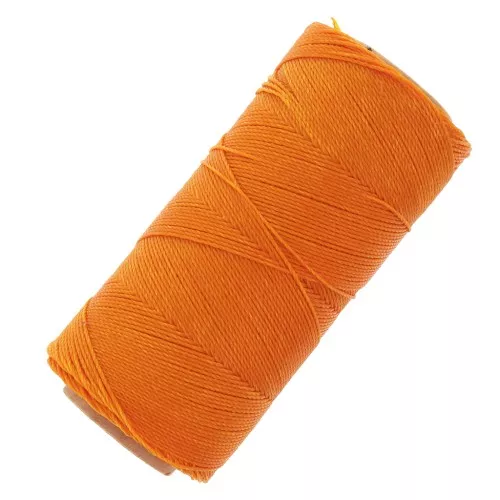 Bobine de fil ciré Linhasita pour micro macramé 0.75 mm - Light Topaz (38) x228m