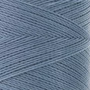 Bobine de fil ciré Linhasita pour micro macramé 0.5 mm - Jeans (384) x335m