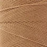 Bobine de fil ciré Linhasita pour micro macramé 1 mm - Cinnamon (Palha) x168m