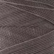 Bobine de fil ciré Linhasita pour micro macramé 1 mm - Marron Chocolat (583) x168m