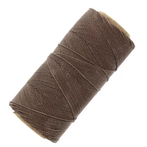 Bobine de fil ciré Linhasita pour micro macramé 1 mm - Cèdre (511) x168m