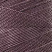 Bobine de fil ciré Linhasita pour micro macramé 1 mm - Sangria Purple (287) x168m