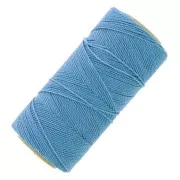 Bobine de fil ciré Linhasita pour micro macramé 1 mm - Bleu Ciel (721) x168m