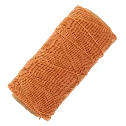 Bobine de fil ciré Linhasita pour micro macramé 1 mm - Melon (217) x168m