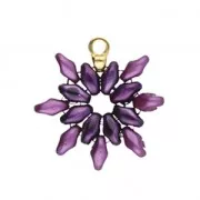 Cymbal Bead Endings - Embout de finition pour SuperDuo 3x5mm Remata Doré Rose x1