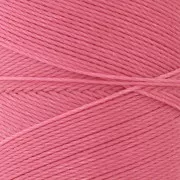 Bobine de fil ciré Linhasita pour micro macramé 0.75 mm - Candy Pink (629) x228m