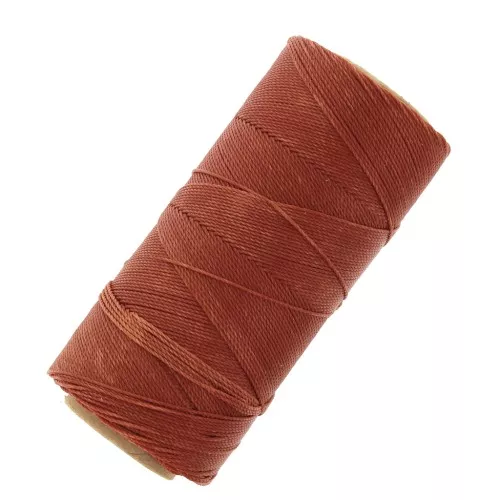 Bobine de fil ciré Linhasita pour micro macramé 0.75 mm - Cannelle (234) x228m