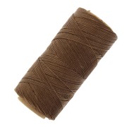 Bobine de fil ciré Linhasita pour micro macramé 0.75 mm - Caramel Brown (362) x228m|raw }}