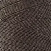 Bobine de fil ciré Linhasita pour micro macramé 0.75mm Marron Chocolat (583) x228m