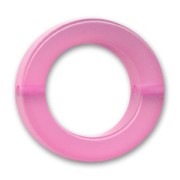 Anneau Polaris brillant 25 mm Rose x1