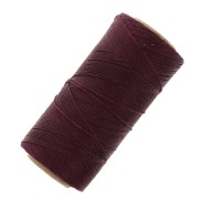 Bobine de fil ciré Linhasita pour micro macramé 0.75 mm - Currant (632) x228m|raw }}