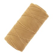 Bobine de fil ciré Linhasita pour micro macramé 0.75 mm - Straw (18) x228m