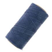 Bobine de fil ciré Linhasita pour micro macramé 0.75mm Bleu Jean foncé (275) x228m|raw }}
