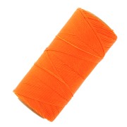 Bobine de fil ciré Linhasita pour micro macramé 0.75 mm - Fluo Orange (393) x228m|raw }}