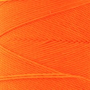 Bobine de fil ciré Linhasita pour micro macramé 0.75 mm - Fluo Orange (393) x228m