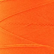 Bobine de fil ciré Linhasita pour micro macramé 0.75 mm - Fluo Orange (393) x228m