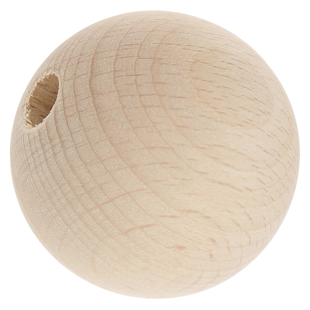 Lot De 500 Perles En Bois Rouge 10 Mm - Avec Trou, Pour Bricolage, Décorations Noël, Bijoux Artisanaux, Projets Créatifs