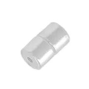 Fermoir aimanté 7x4 mm rhodié x1