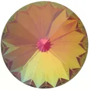 Cabochon PureCrystal 1122 Rivoli 14 mm Crystal AB Ultra Purple x1