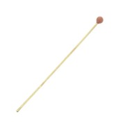 Clou tête boule en résine époxy 40x0.6 mm - Doré - Saumon x1|raw }}