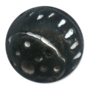 Ronde en argile décorée 12 mm Jet x1|raw }}