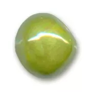 Perle en céramique 8 mm Vert irisé