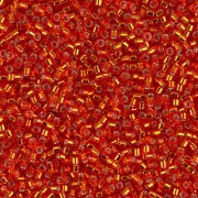 Miyuki Delica 11/0 DB0043 - Silver Lined Flame Red x100g