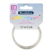Fil de cuivre rond ColourCraft Wire 1 mm - Argenté x2.7 m|raw }}
