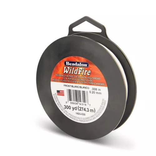 Fil nylon tressé WildFire 0.20 mm - Blanc x274.3 m