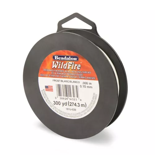 Fil nylon tressé WildFire 0.15 mm - Blanc x274.3 m