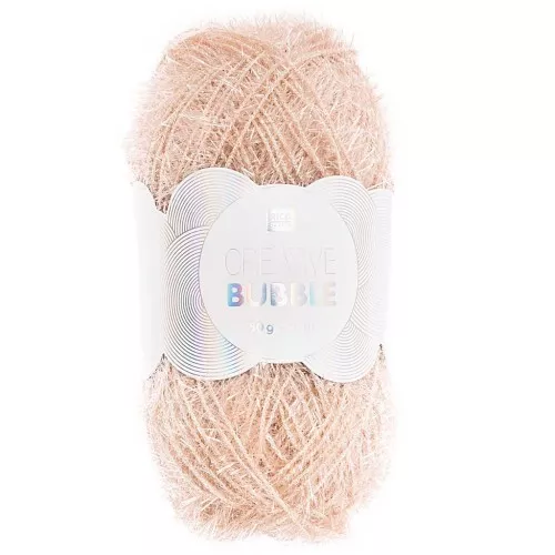 Creative Bubble - Fil à crocheter pour éponge tawashi - Sable x50g