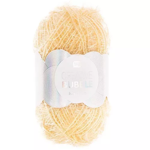 Creative Bubble - Fil à crocheter pour éponge tawashi - Vanille x50g