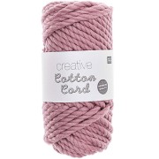 Bobine de corde en coton pour macramé 4 mm - Creative Cotton Cord - Lilas x 25m|raw }}