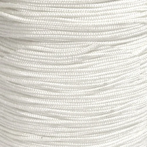 Fil de jade / Fil nylon tressé 0.8 mm Blanc x2.90 m