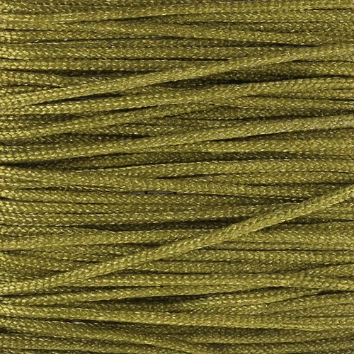 Fil de jade / Fil nylon tressé 0.8 mm - Vert Olive x2.9m