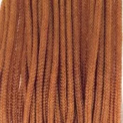 Fil de jade / Fil nylon tressé 0.8 mm Golden Brown x2.90 m