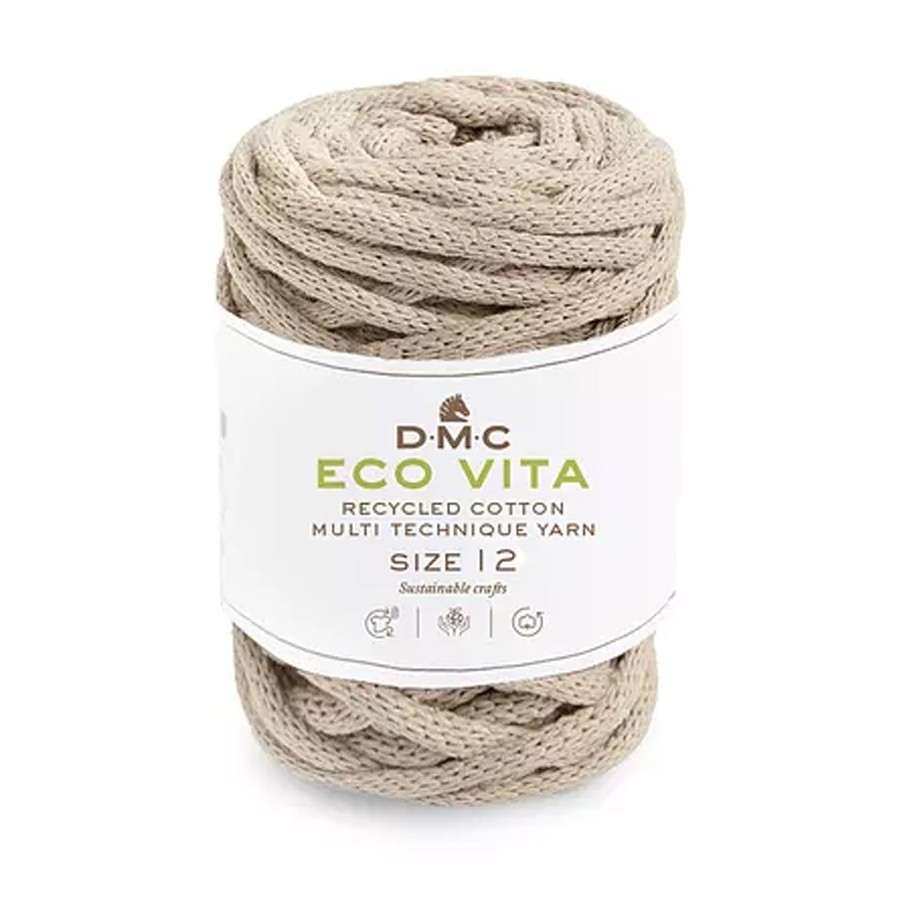 Ou Acheter De La Corde Pour Macramé Bobine De Cordon En Coton Recycle Pour Macrame Dmc Nova Vita 4 Mm Beige X55m Perles Co