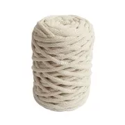 Bobine de cordon DMC 4 mm coton recyclé pour macramé - Eco Vita 12 - Ecru x55m