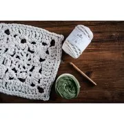 Bobine de cordon DMC 4 mm coton recyclé pour macramé - Eco Vita 12 - Ecru x55m