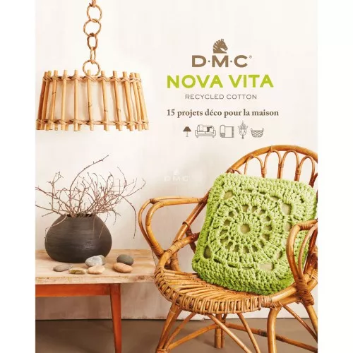 Catalogue DMC Nova Vita Recycled Cotton - 15 projets déco pour la maison x1