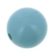 Perle ronde Polaris Dépolie 20 mm Sapphire x1