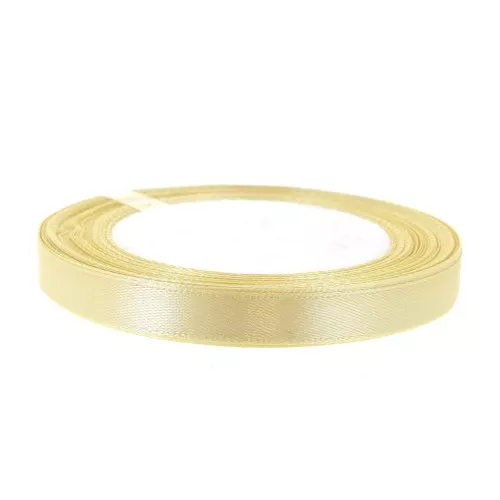 Ruban Satin 10 mm - Crème x 20 m