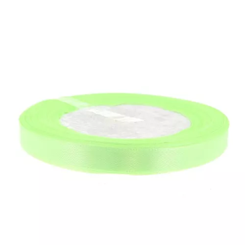 Ruban Satin 10 mm - Vert Fluo x 20 m