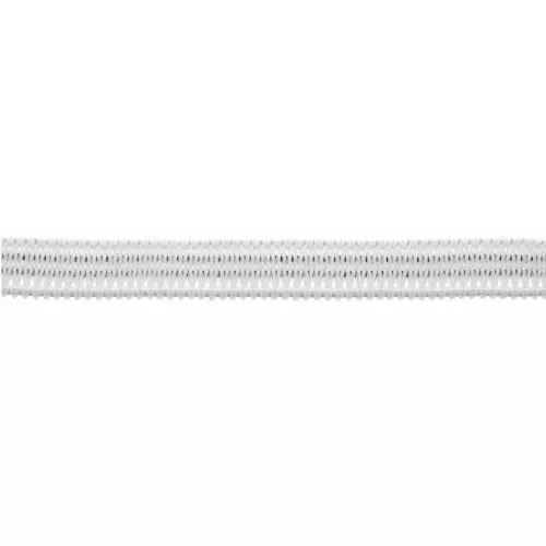 Elastique ultra-souple plat 6 mm Blanc x2m