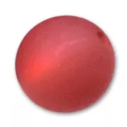 Perle ronde Polaris Dépolie 12 mm Light Siam x1