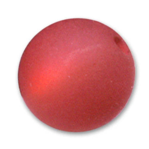 Perle ronde Polaris Dépolie 12 mm Light Siam x1