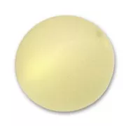 Perle ronde Polaris Dépolie 12 mm Jonquil x1