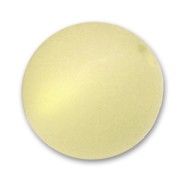 Perle ronde Polaris Dépolie 10 mm Jonquil x1