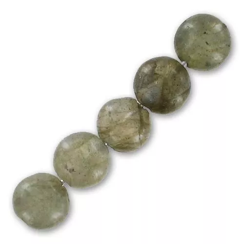 Perles rondes 5 mm en pierre gemme Labradorite x20